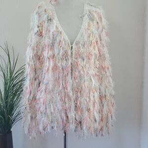 GORGEOUS Fringe Multi Color Sweater